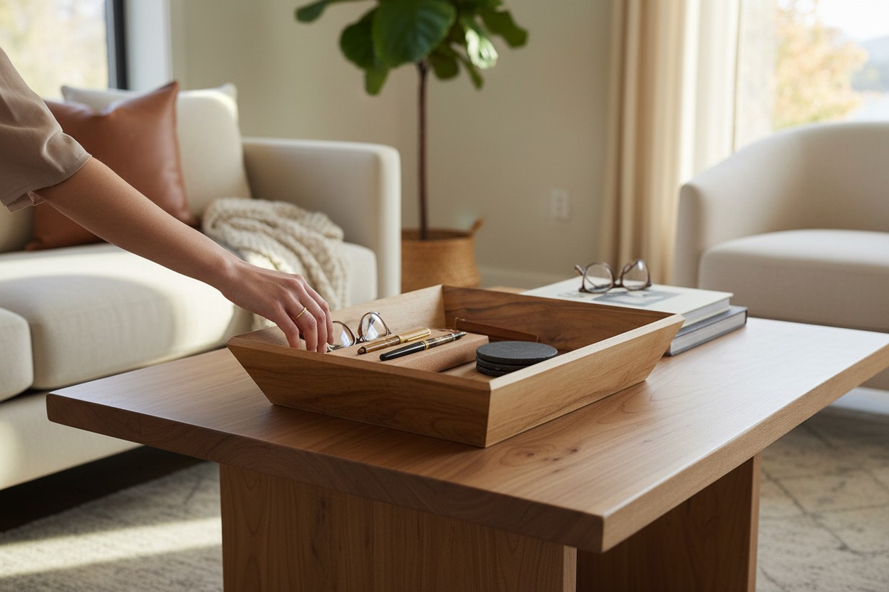 Handcrafted Maple Organizer